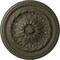Ekena Millwork Wigan Ceiling Medallion, Hand-Painted Witch Hazel, 16"OD x 2 1/4"P CM16WGWHF - alternate 1